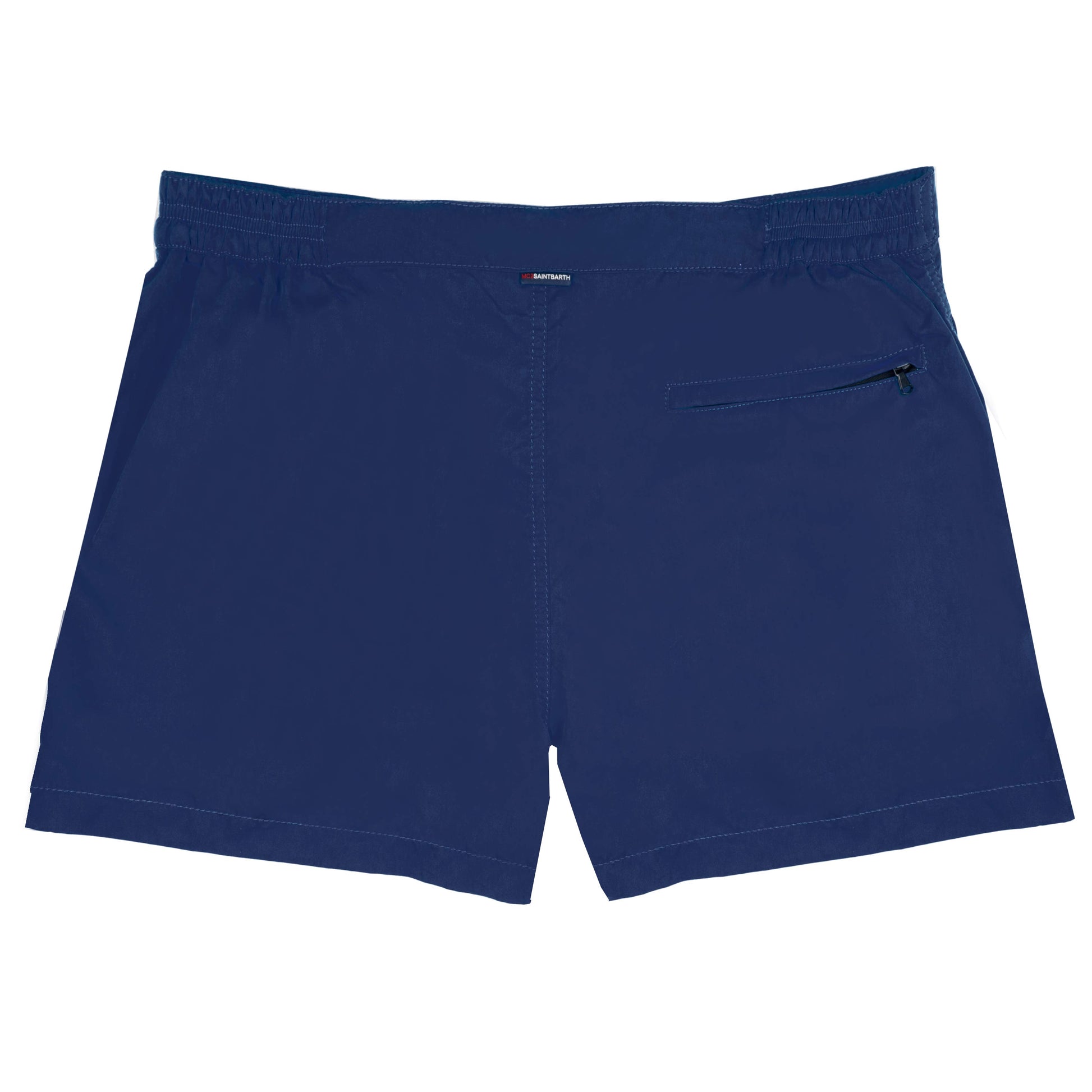 Solid blue navy swim shorts - MC2 Saint Barth