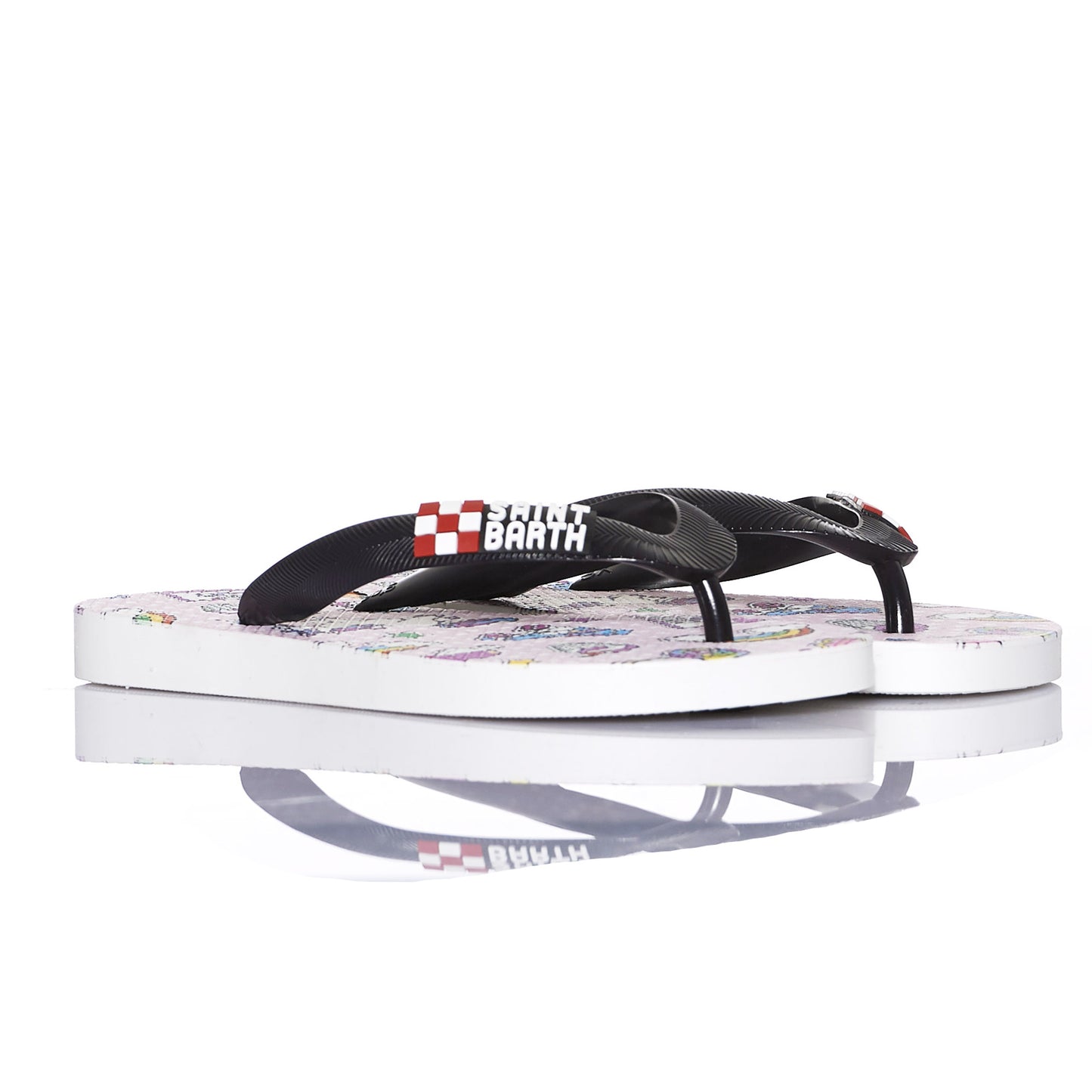 Infradito da bambina con simpatica stampa rosa