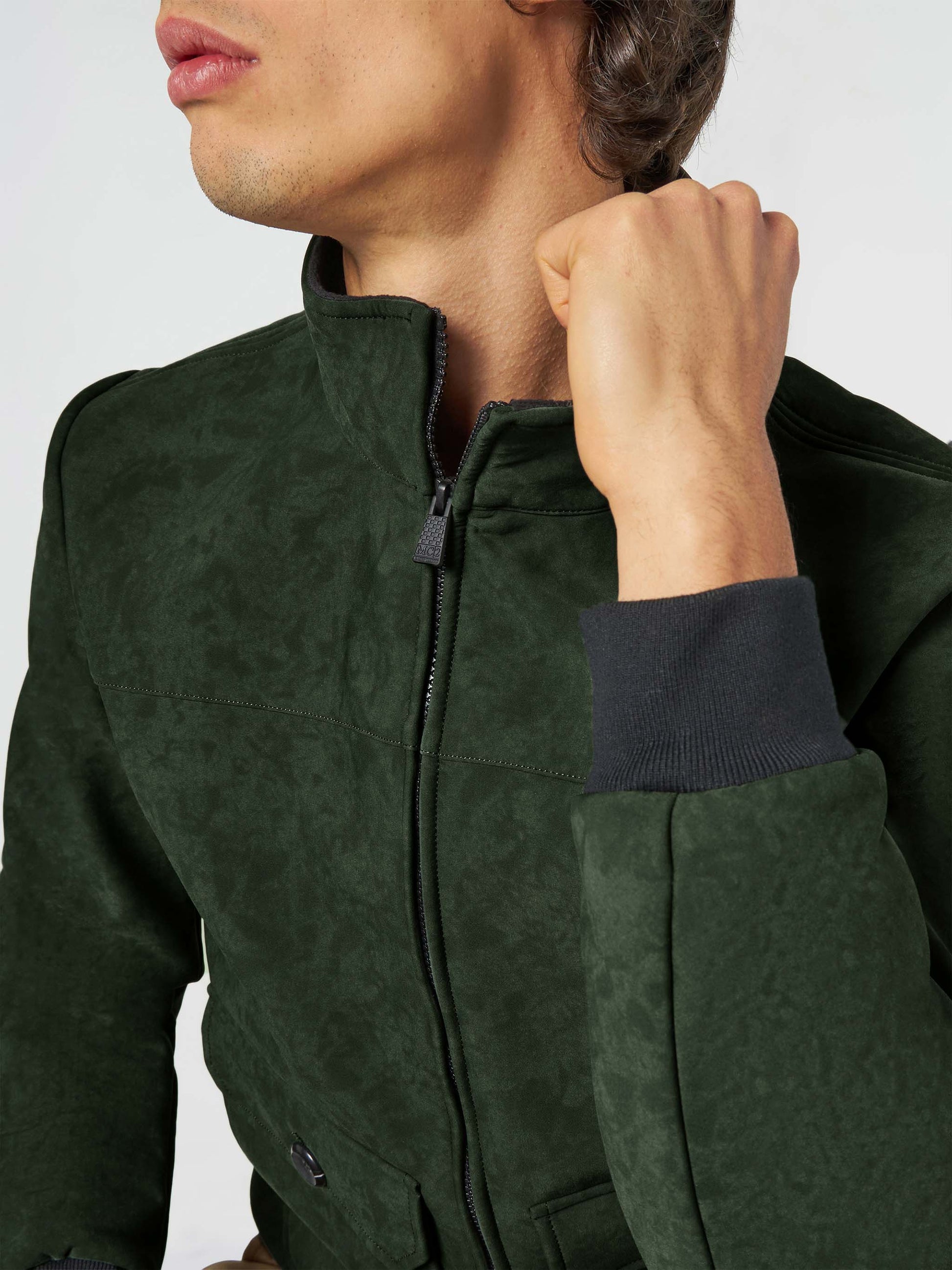 Man British green thermo jacket Byron - MC2 Saint Barth