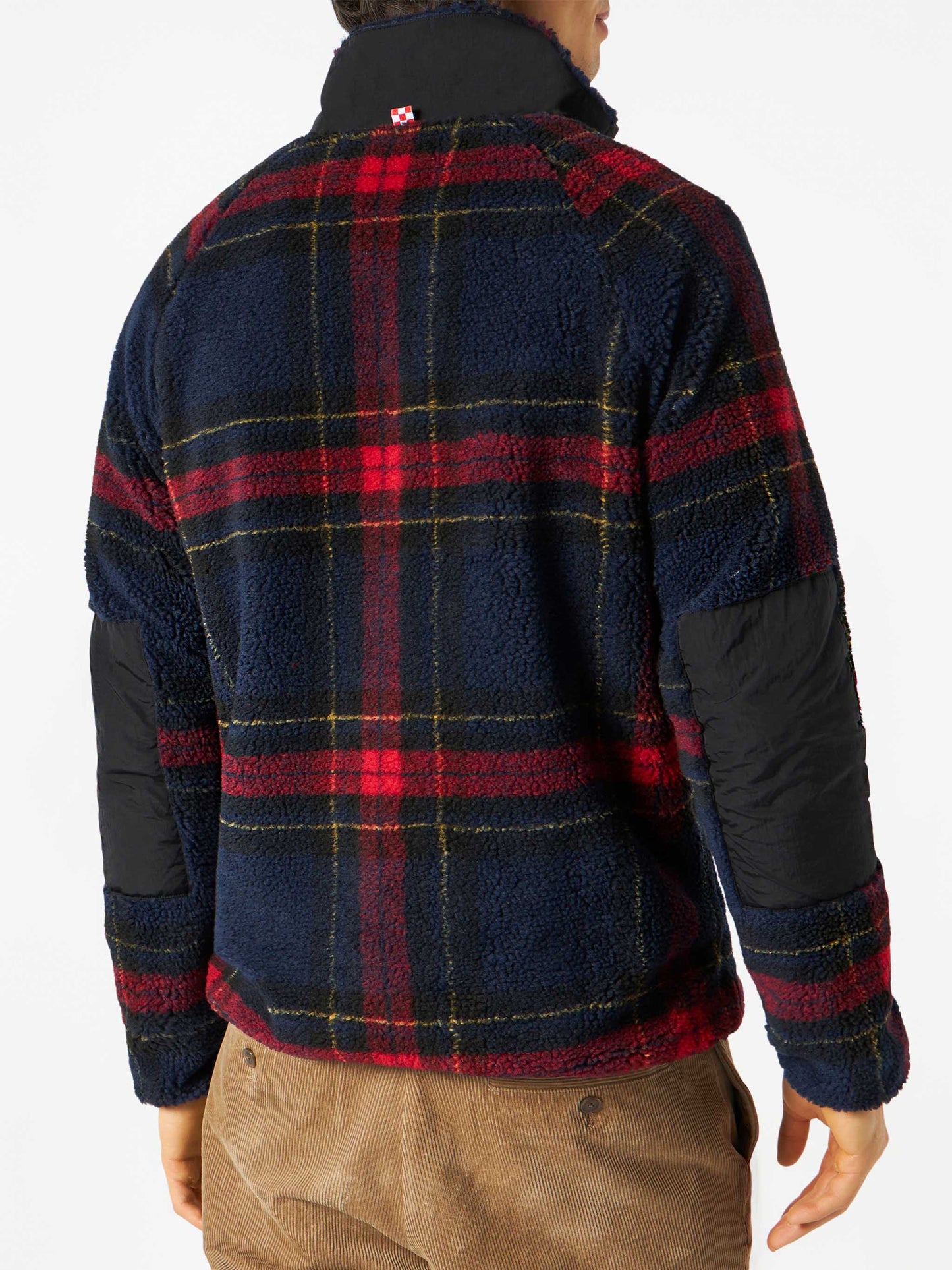 Sherpa jacket with St. Barth Bob Club embroidery - MC2 Saint Barth