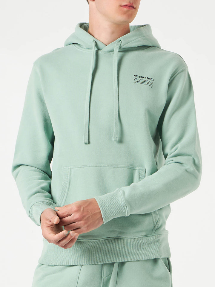 Light green hoodie | Pantone® Special Edition - MC2 Saint Barth