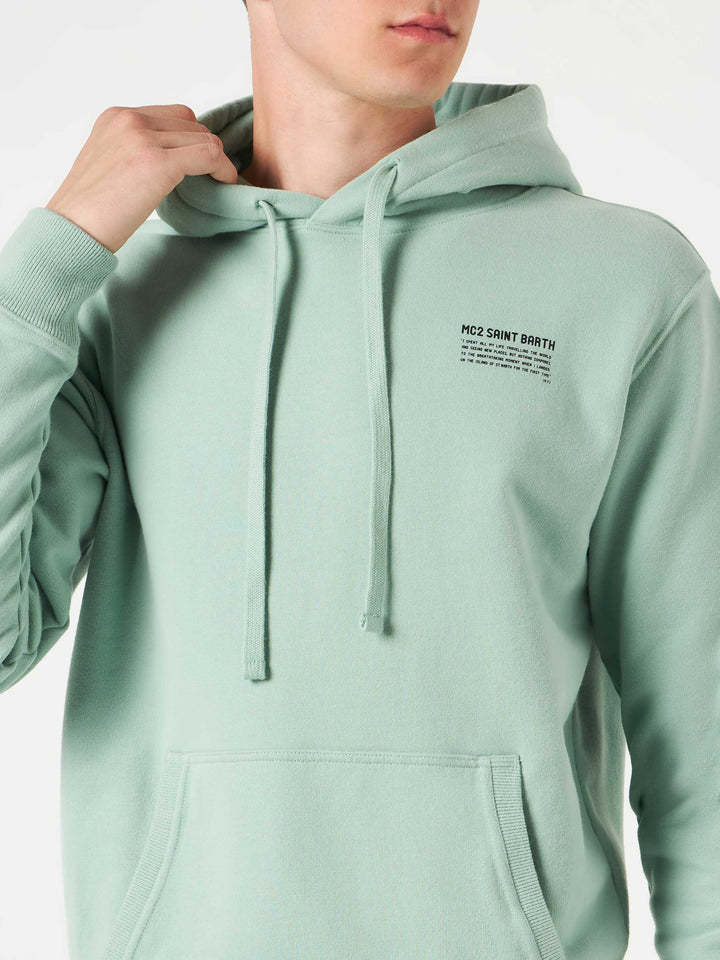 Light green hoodie | Pantone® Special Edition - MC2 Saint Barth