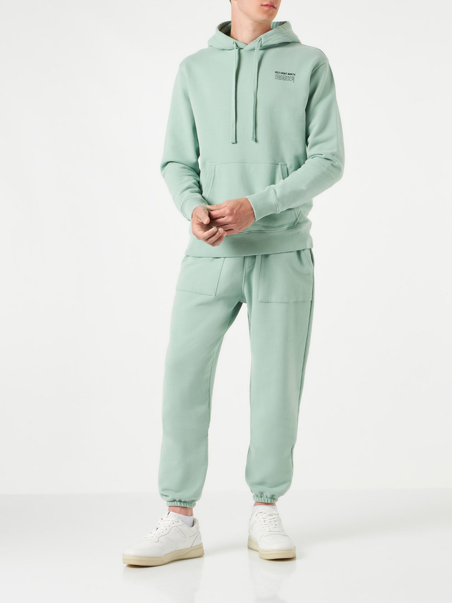 Light green hoodie | Pantone® Special Edition - MC2 Saint Barth