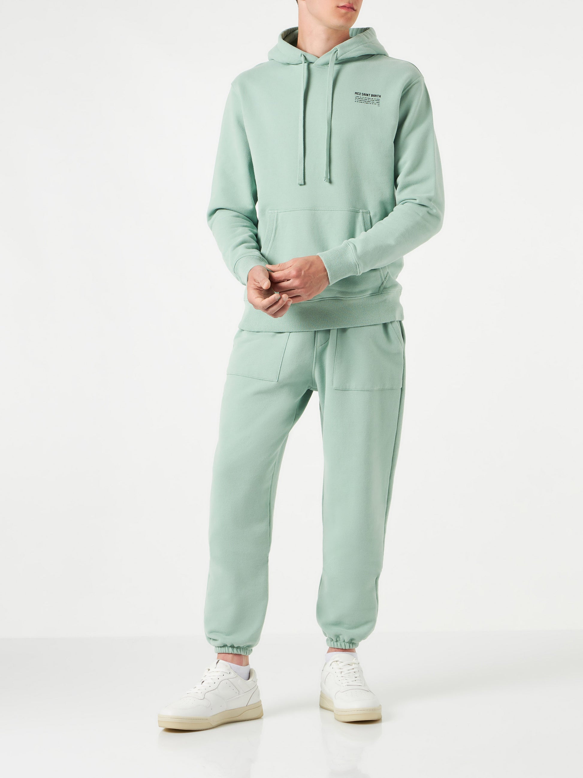 Light green hoodie | Pantone® Special Edition - MC2 Saint Barth