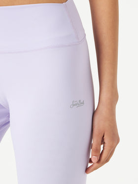 Lilac yoga leggings - MC2 Saint Barth