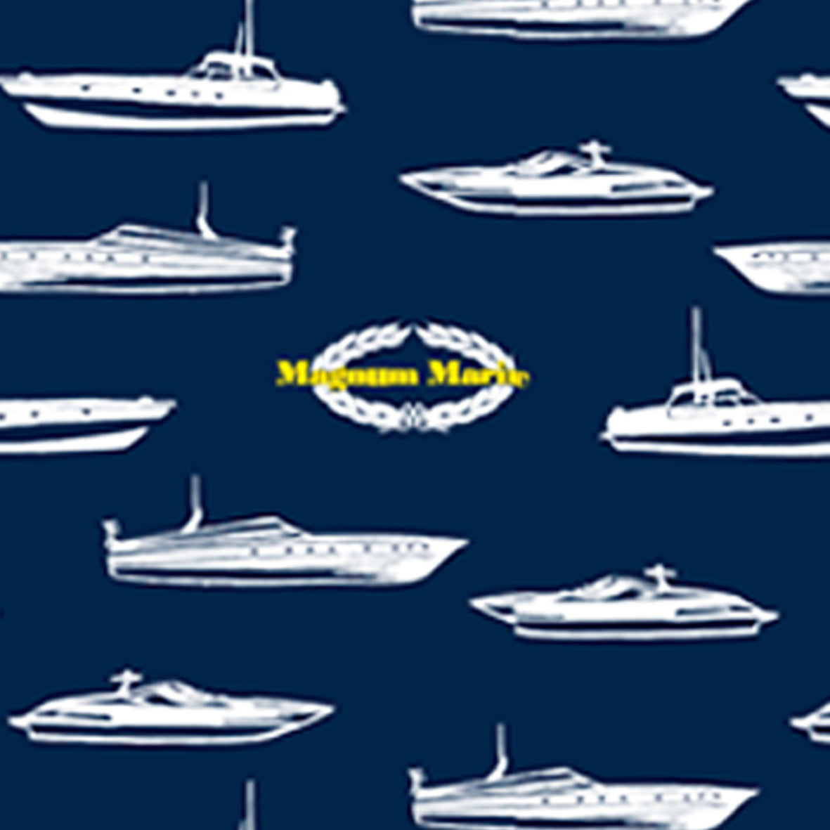 Boy swim shorts with Magnum Marine print | MAGNUM MARINE© SPECIAL EDITION - MC2 Saint Barth