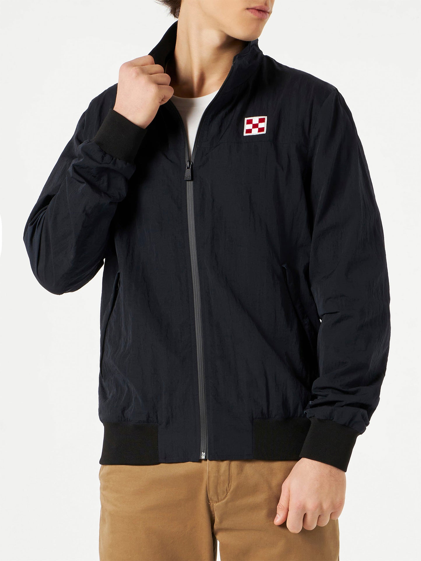 Blue sailor zip jacket - MC2 Saint Barth