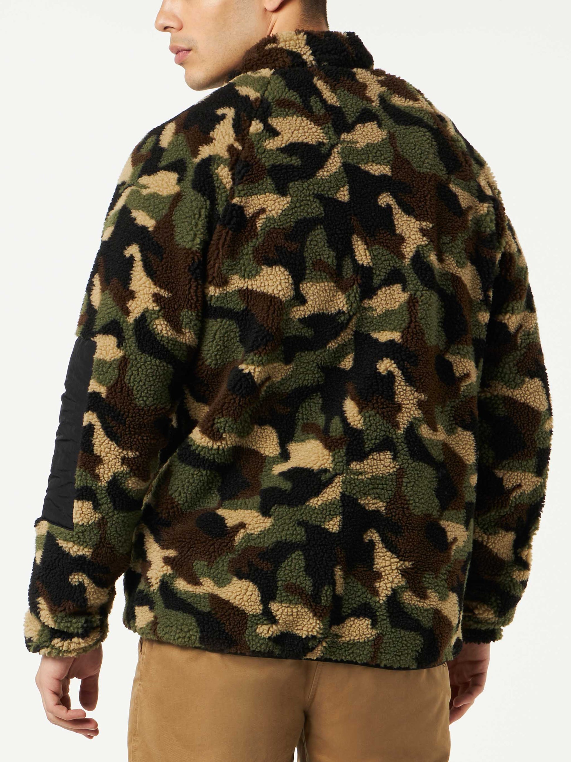 Sherpa jacket with patch - MC2 Saint Barth