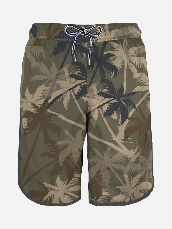 Boardshorts with palms print - MC2 Saint Barth