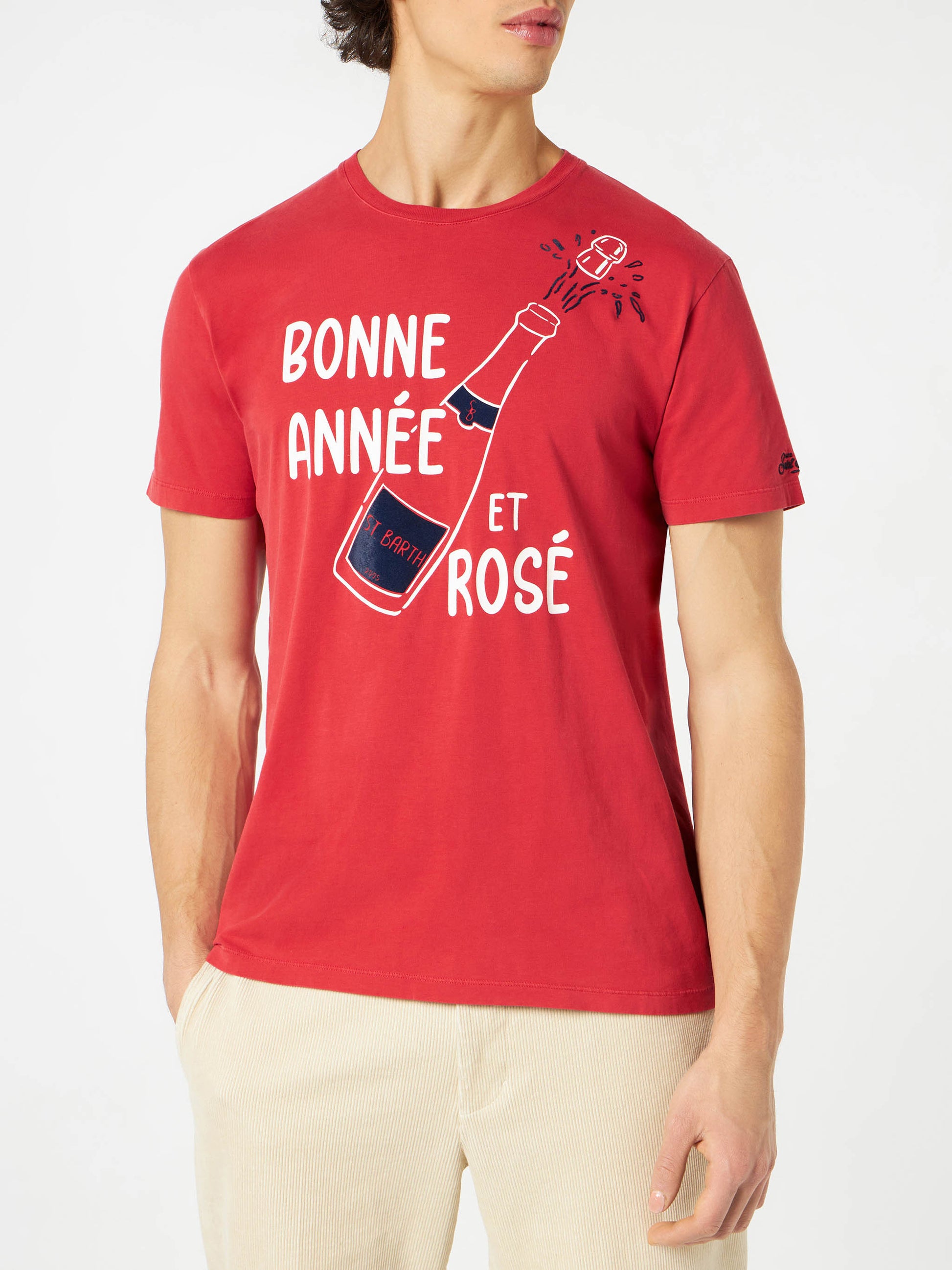Bonne Année et Rosé red t-shirt - MC2 Saint Barth