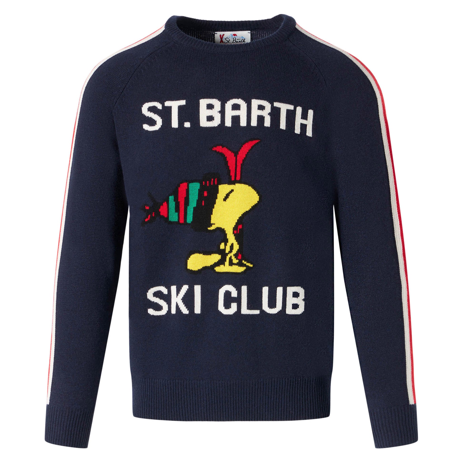 Man sweater with Woodstock print | WOODSTOCK - PEANUTS™ SPECIAL EDITION - MC2 Saint Barth