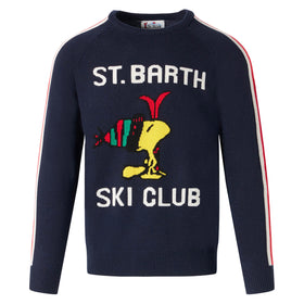 Man sweater with Woodstock print | WOODSTOCK - PEANUTS™ SPECIAL EDITION - MC2 Saint Barth