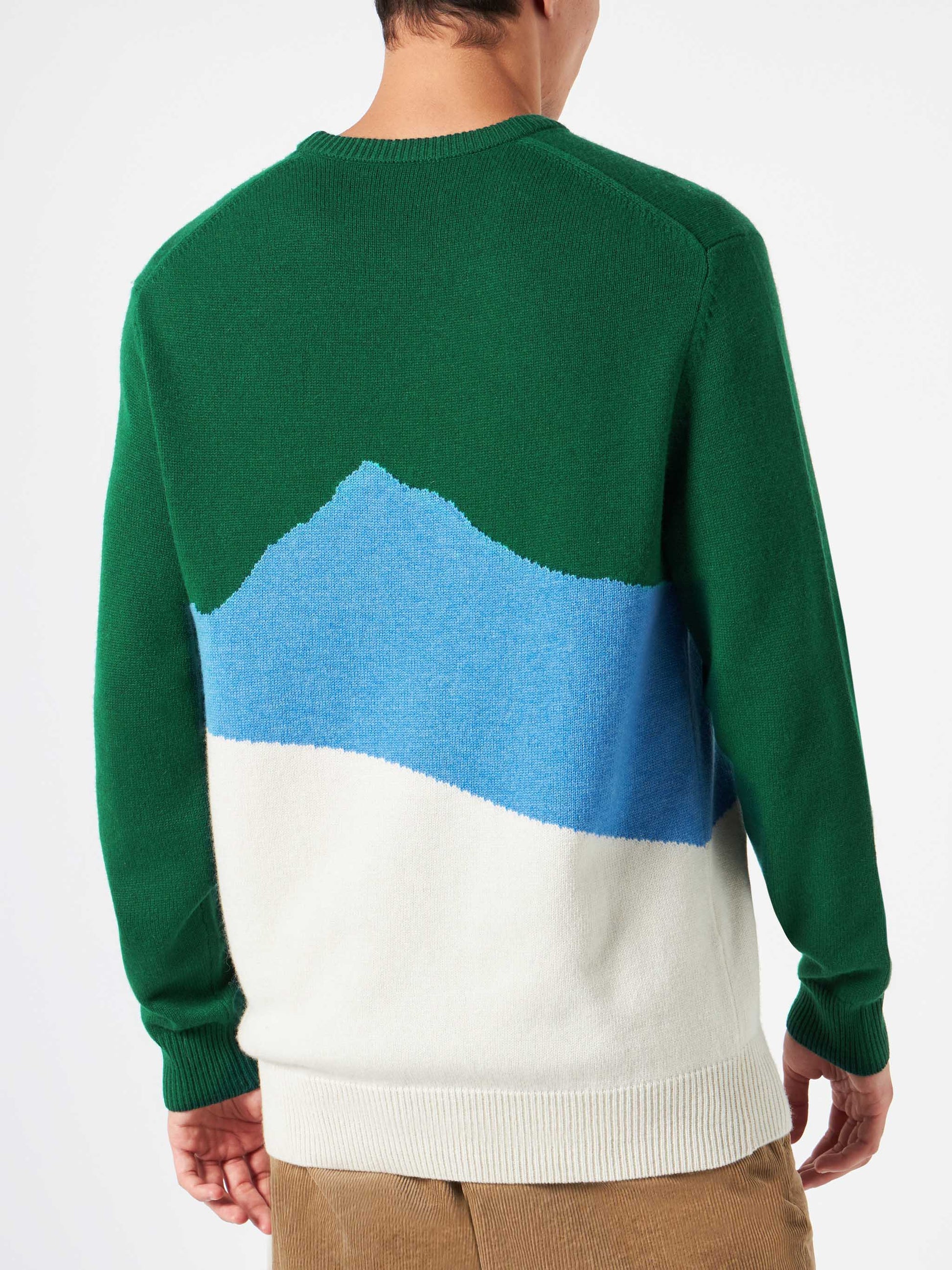 Man sweater Aspen vintage postcard print - MC2 Saint Barth