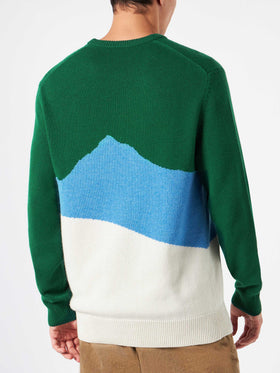 Man sweater Aspen vintage postcard print - MC2 Saint Barth