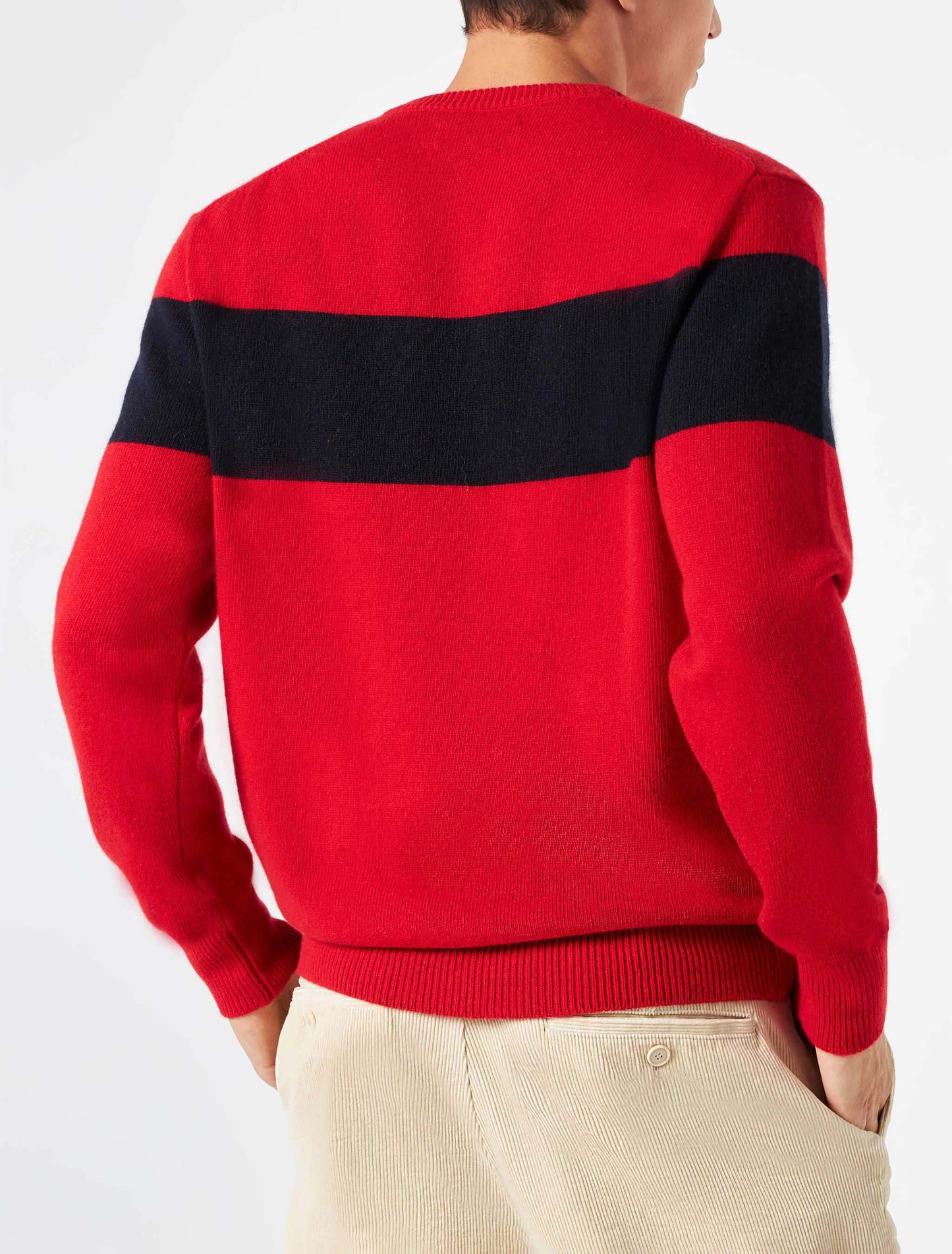 Man sweater with Apres Ski lettering - MC2 Saint Barth