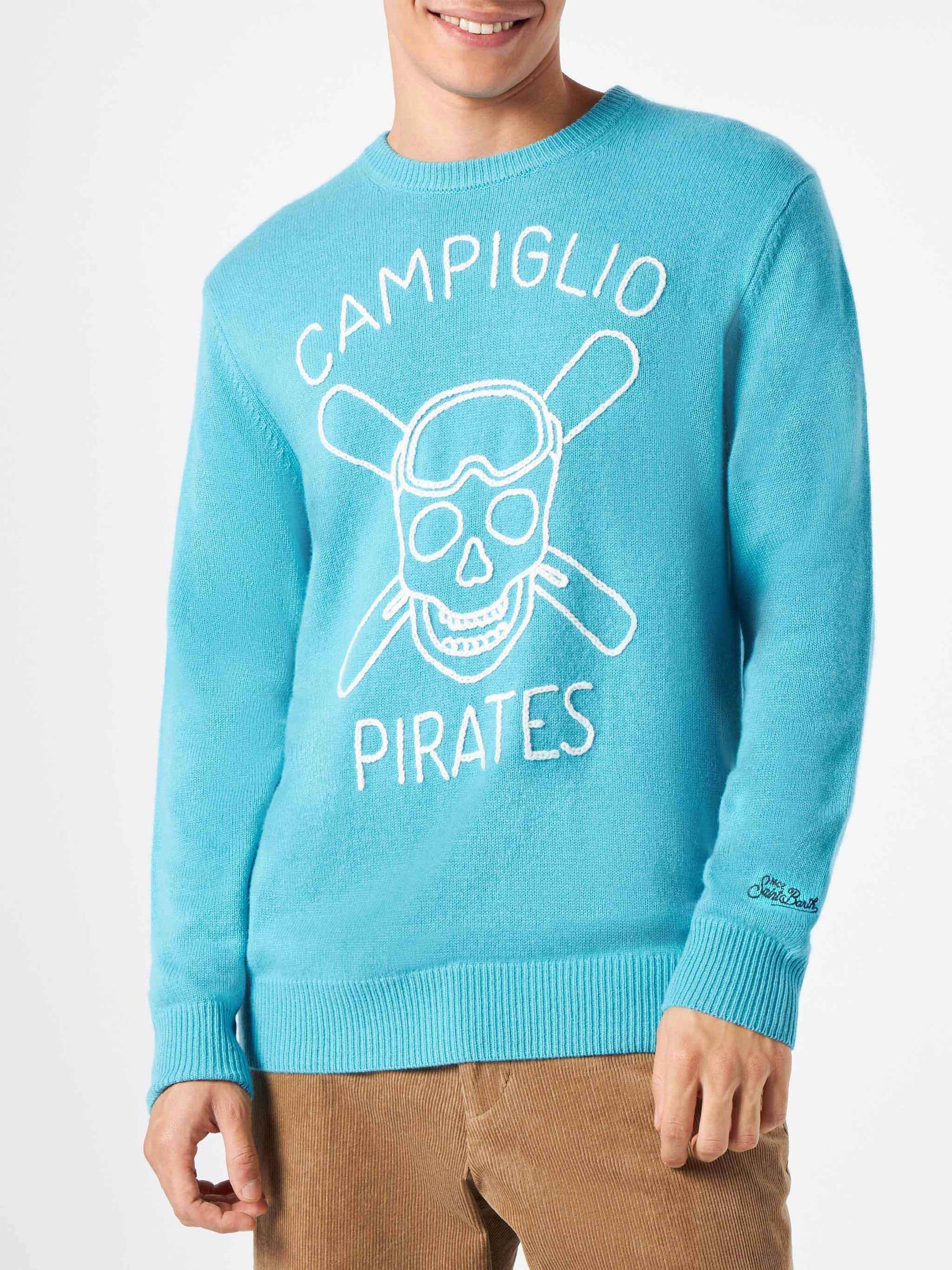 Man sweater with Campiglio Pirates embroidery - MC2 Saint Barth