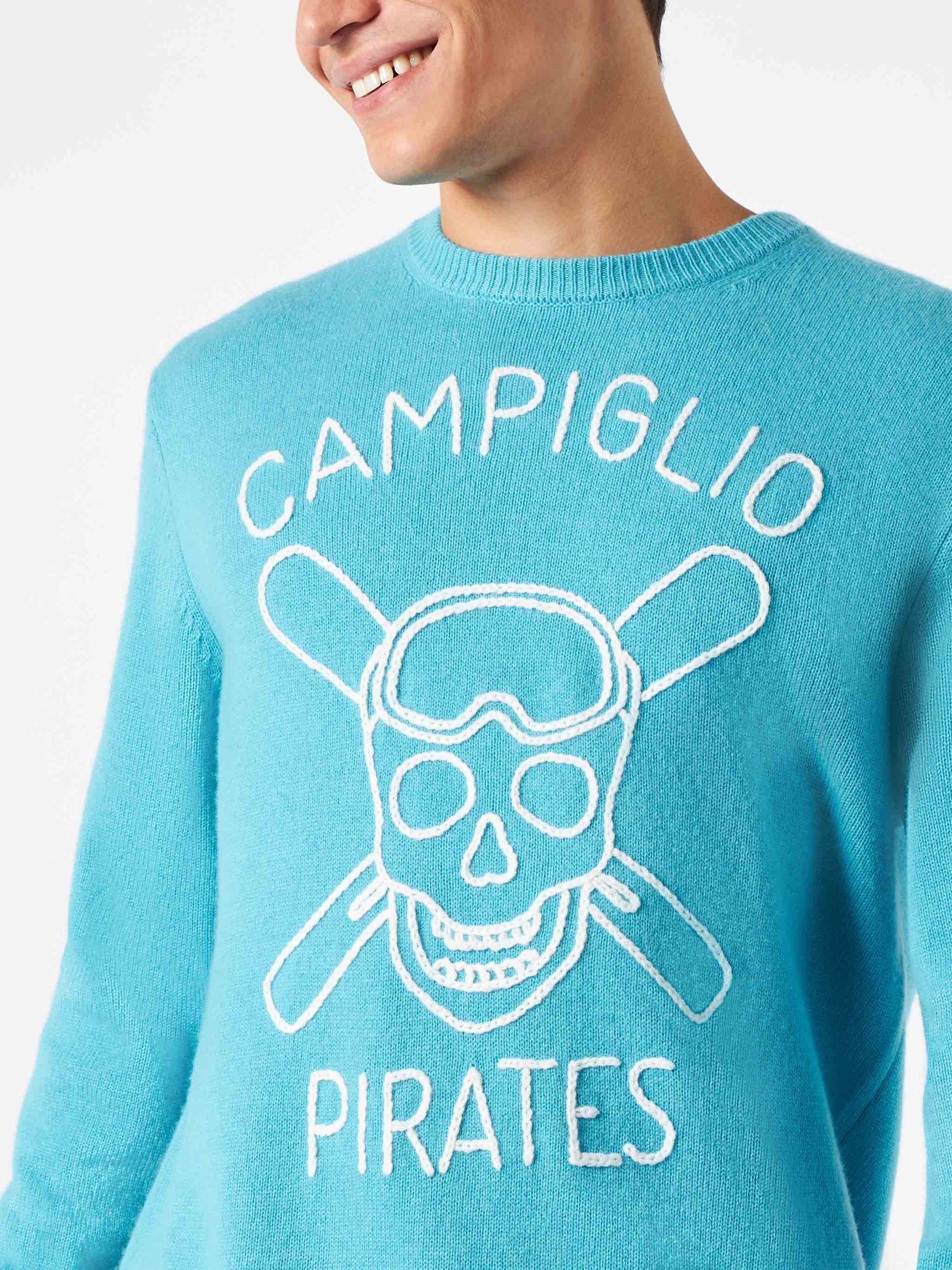 Man sweater with Campiglio Pirates embroidery - MC2 Saint Barth