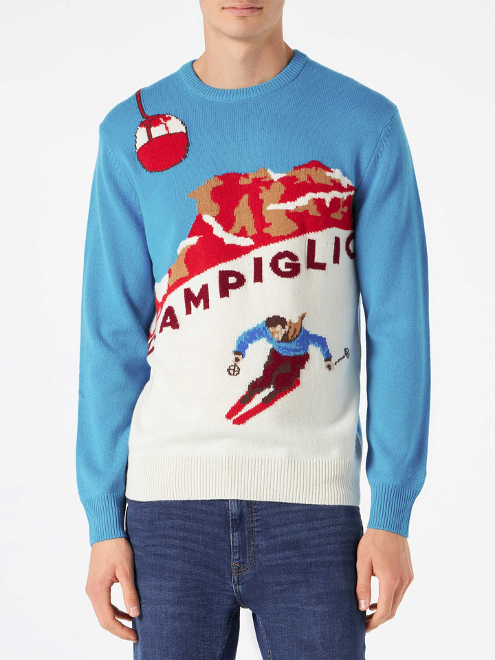 Man sweater with Campiglio postcard - MC2 Saint Barth