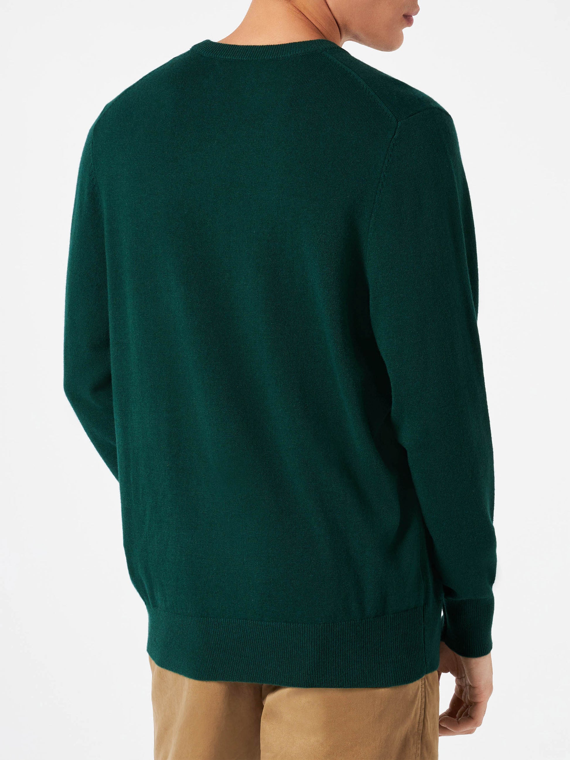 Man lightweight sweater with Snoopy jacquard | SNOOPY PEANUTS™ SPECIAL EDITION - MC2 Saint Barth