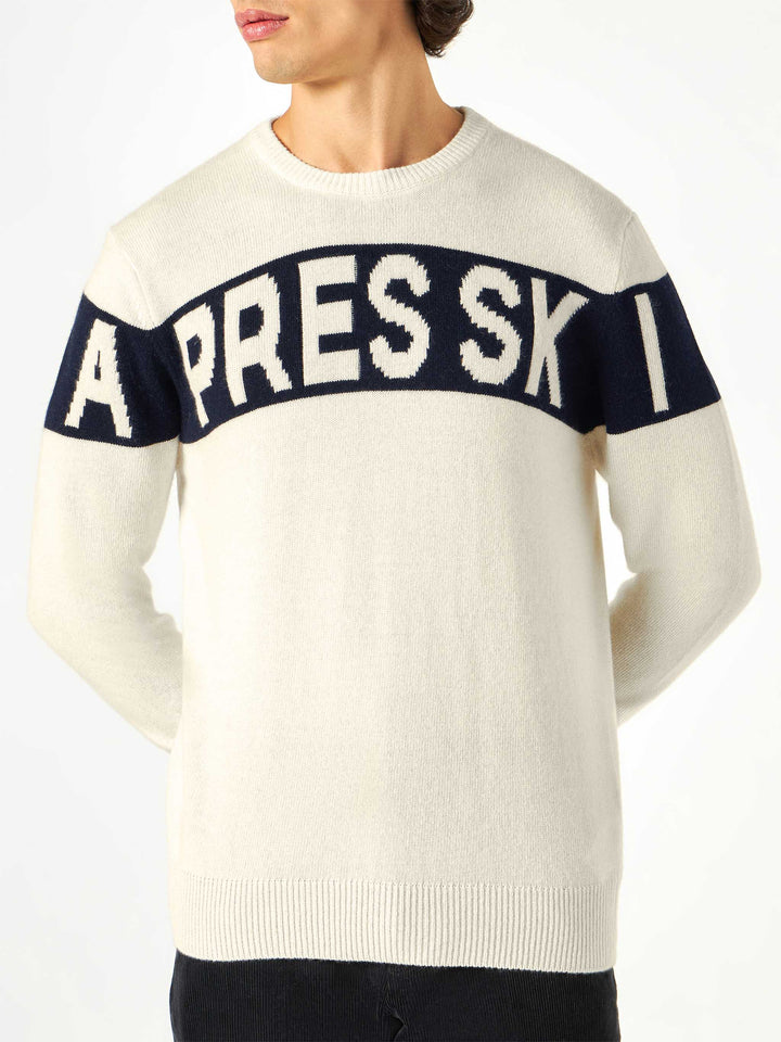 Man sweater with Après Ski writing - MC2 Saint Barth