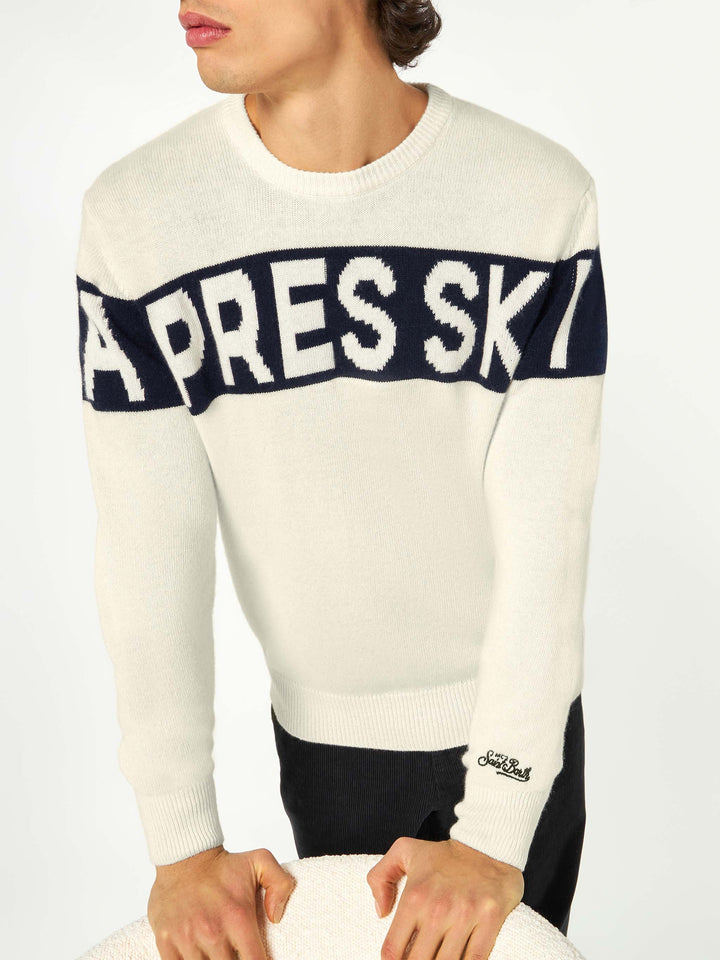 Man sweater with Après Ski writing - MC2 Saint Barth