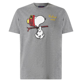 Herren-T-Shirt mit „Snoopy Weekend Mood“-Stickerei | SNOOPY – PEANUTS™ SONDEREDITION