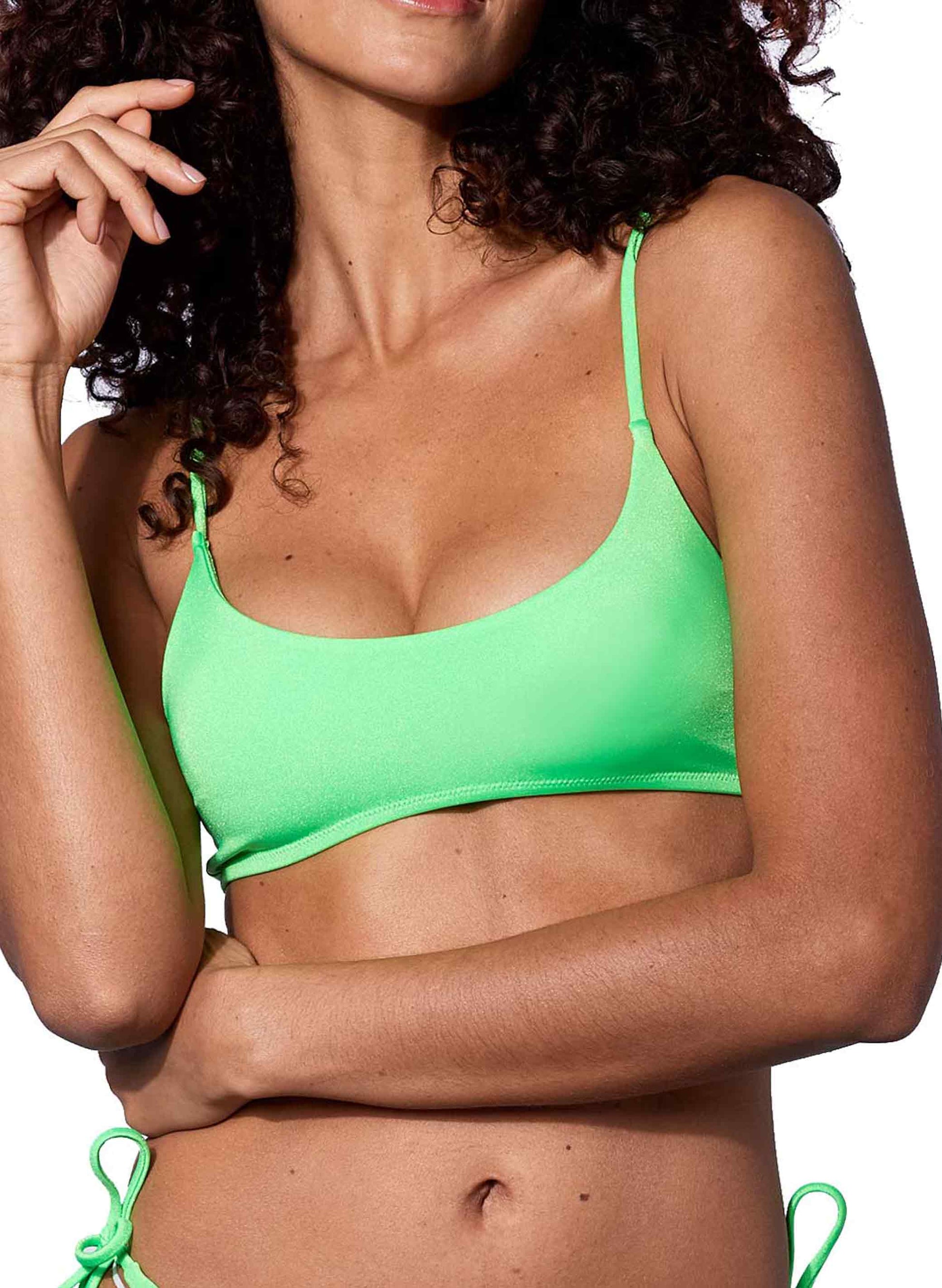 Green fluo bralette - MC2 Saint Barth
