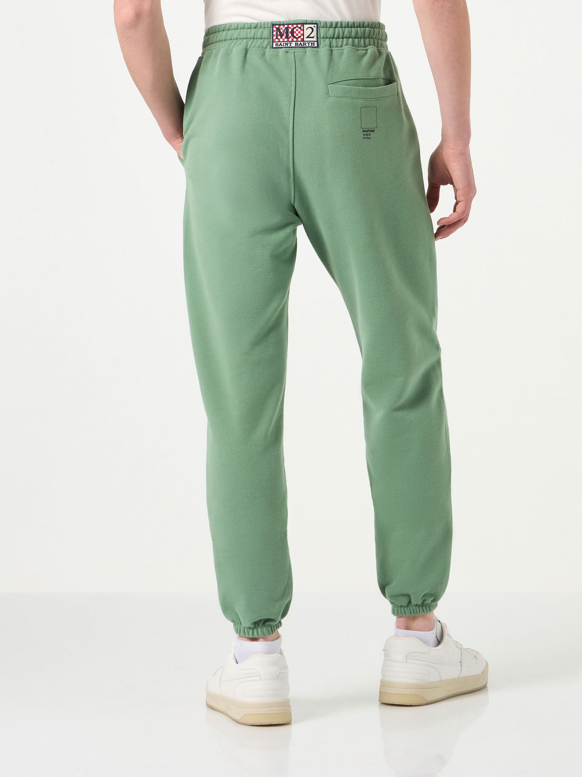 Military green track pants | Pantone® Special Edition - MC2 Saint Barth