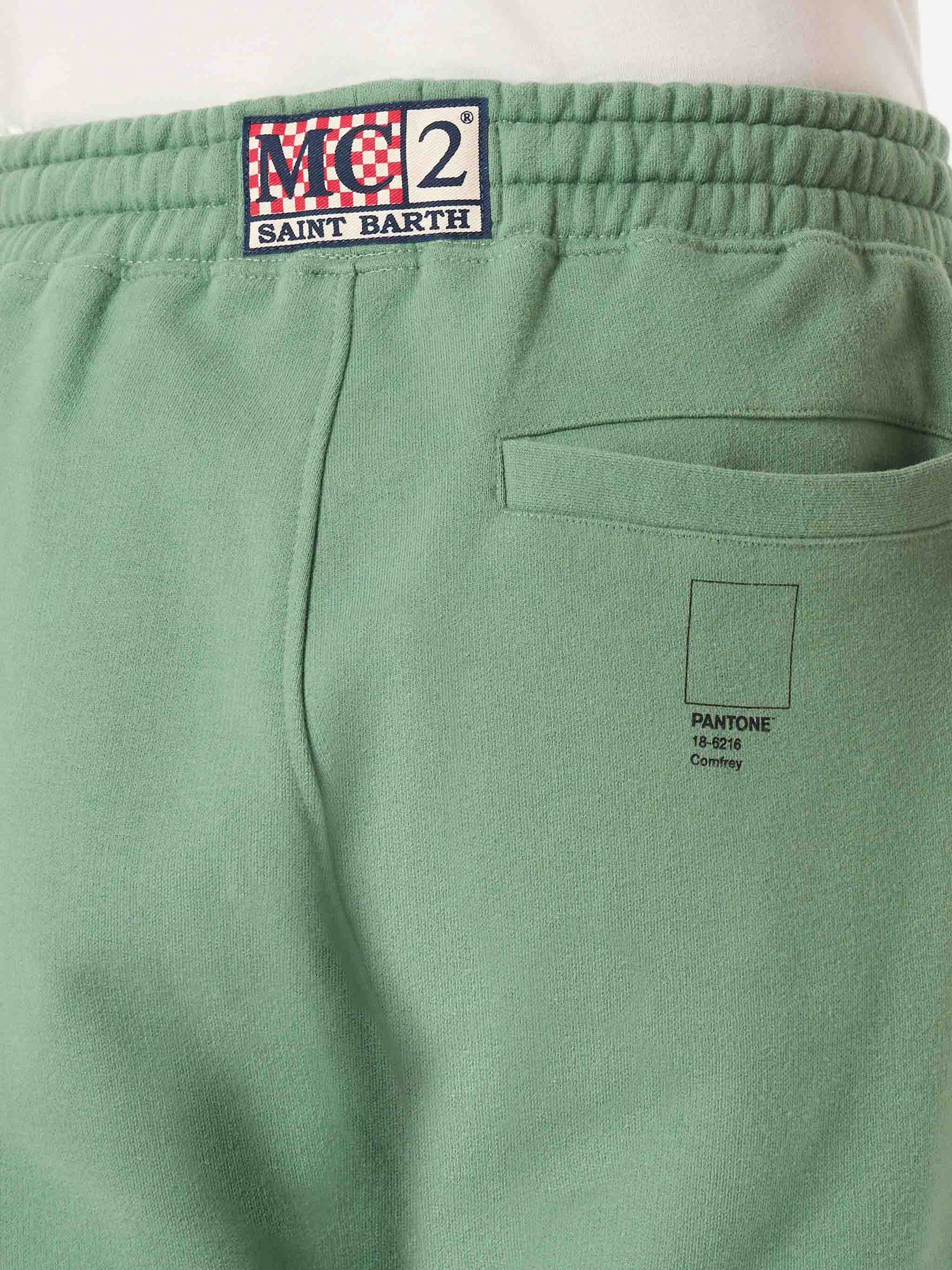 Military green track pants | Pantone® Special Edition - MC2 Saint Barth