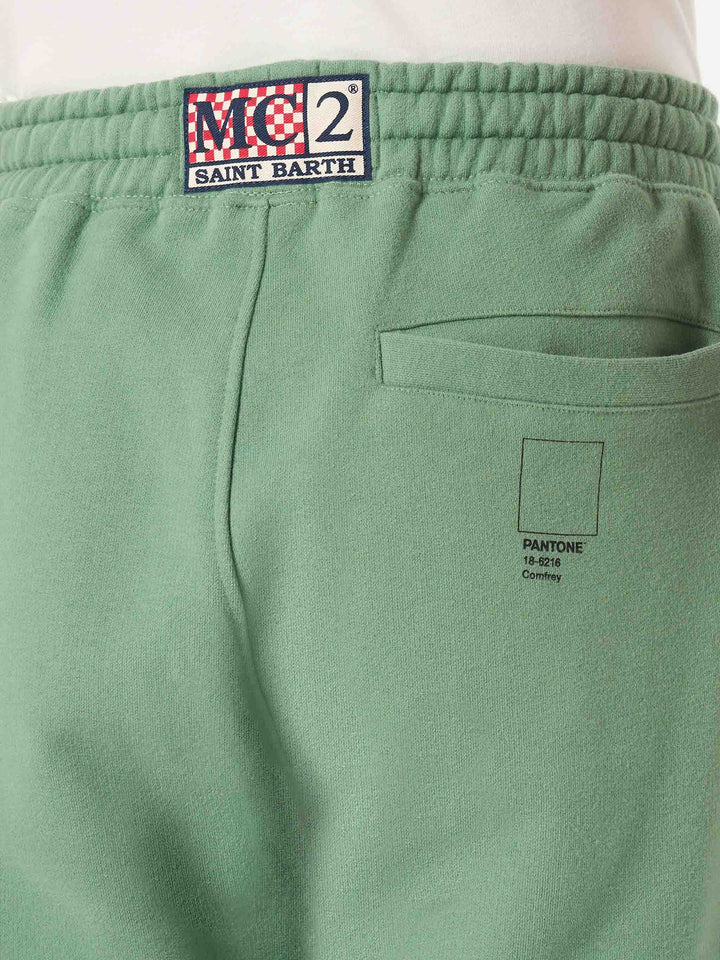Military green track pants | Pantone® Special Edition - MC2 Saint Barth
