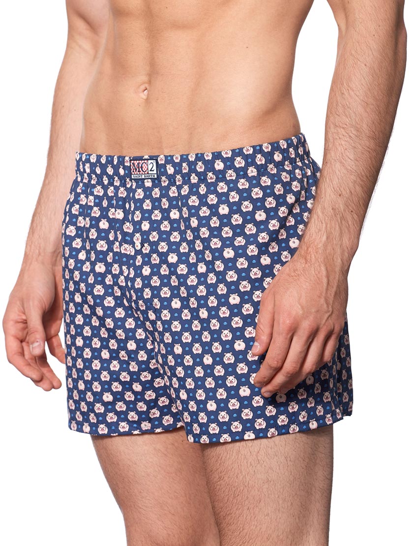 Man underwear boxer Piggy print - MC2 Saint Barth