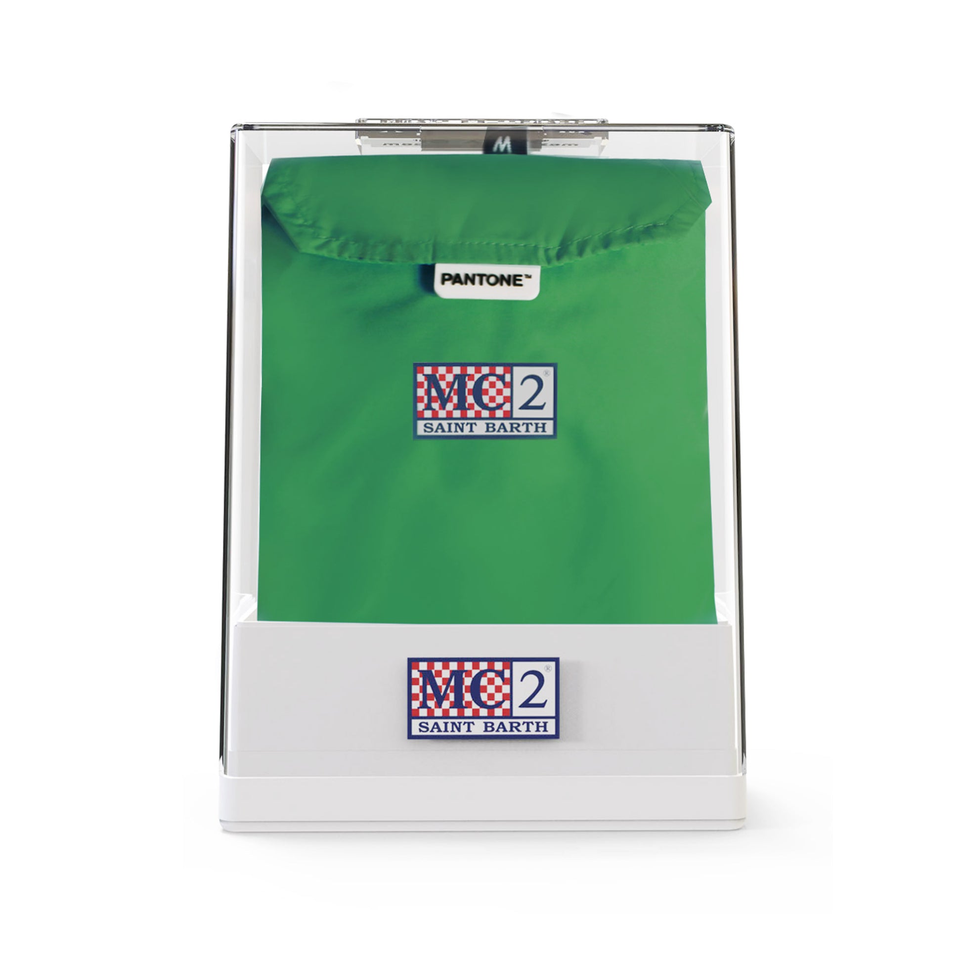 Boy green swim shorts | PANTONE® SPECIAL EDITION - MC2 Saint Barth
