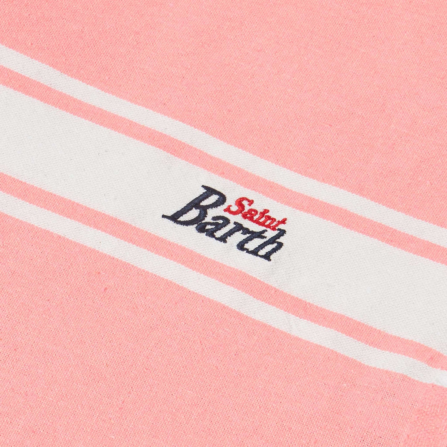 Pink fluo cotton towel - MC2 Saint Barth
