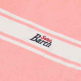 Pink fluo cotton towel - MC2 Saint Barth