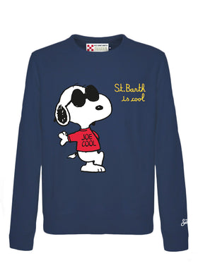 Herren-Sweatshirt Snoopy mit Stickerei | Peanuts-Sonderedition