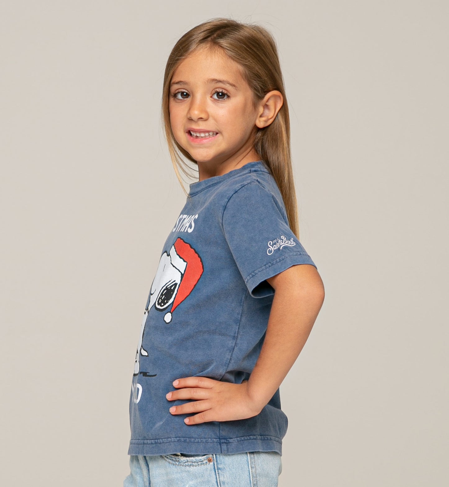 Boy t-shirt with Snoopy print Christmas Mood | Peanuts© Special Edition - MC2 Saint Barth