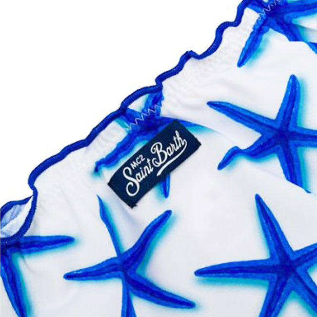 Girl triangle bikini with starfish print - MC2 Saint Barth