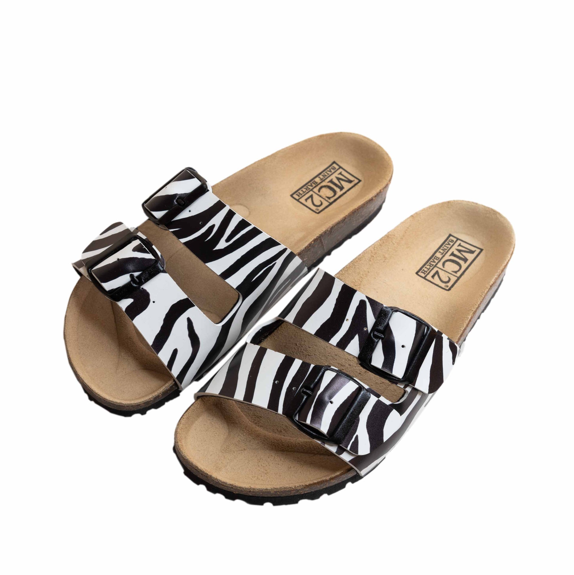 Cork sandals zebra print - MC2 Saint Barth