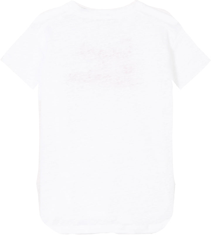 Linen t-shirt with Love St. Barth embroidery - MC2 Saint Barth