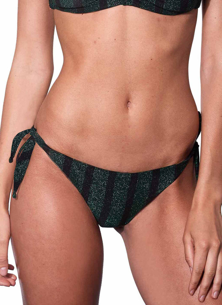 Woman lurex striped balconette bikini - MC2 Saint Barth
