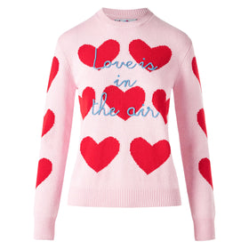 Woman sweater with heart print - MC2 Saint Barth