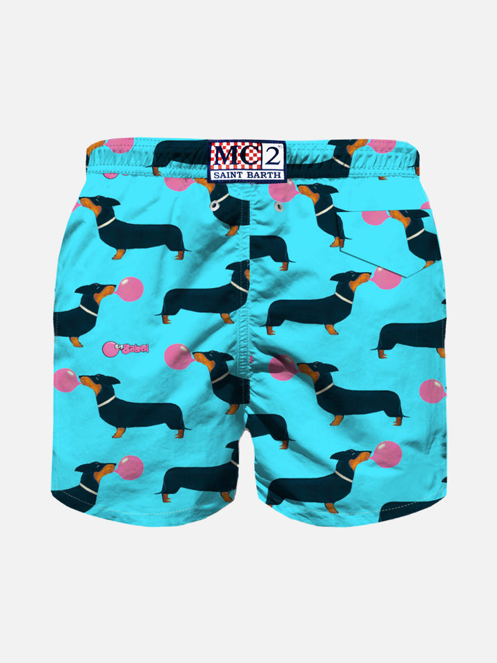 Costume da bagno bambino con stampa bassotto e Big Babol | EDIZIONE SPECIALE BIG BABOL®