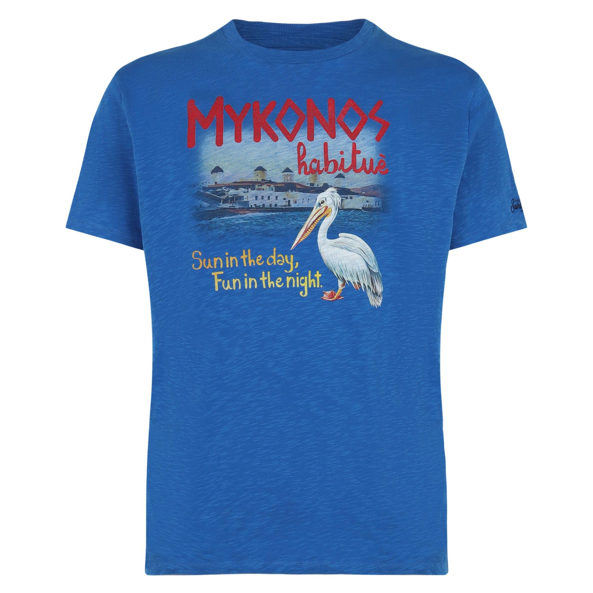 Mykonos print man t-shirt - MC2 Saint Barth