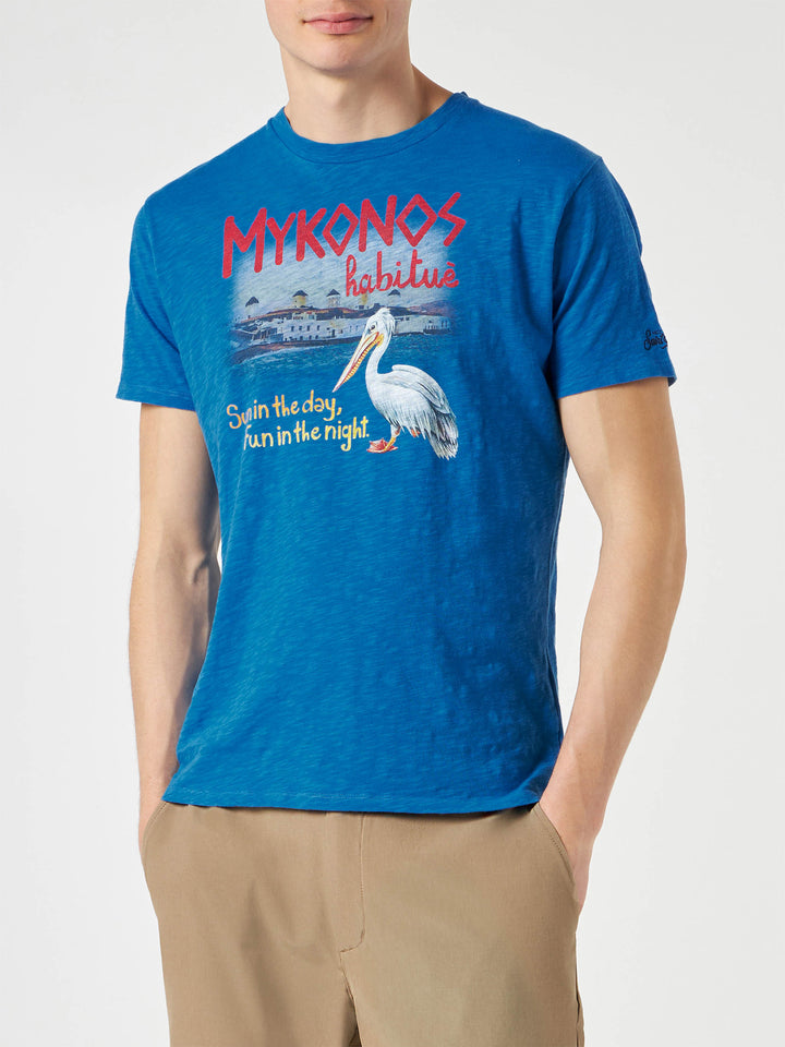 Mykonos print man t-shirt - MC2 Saint Barth
