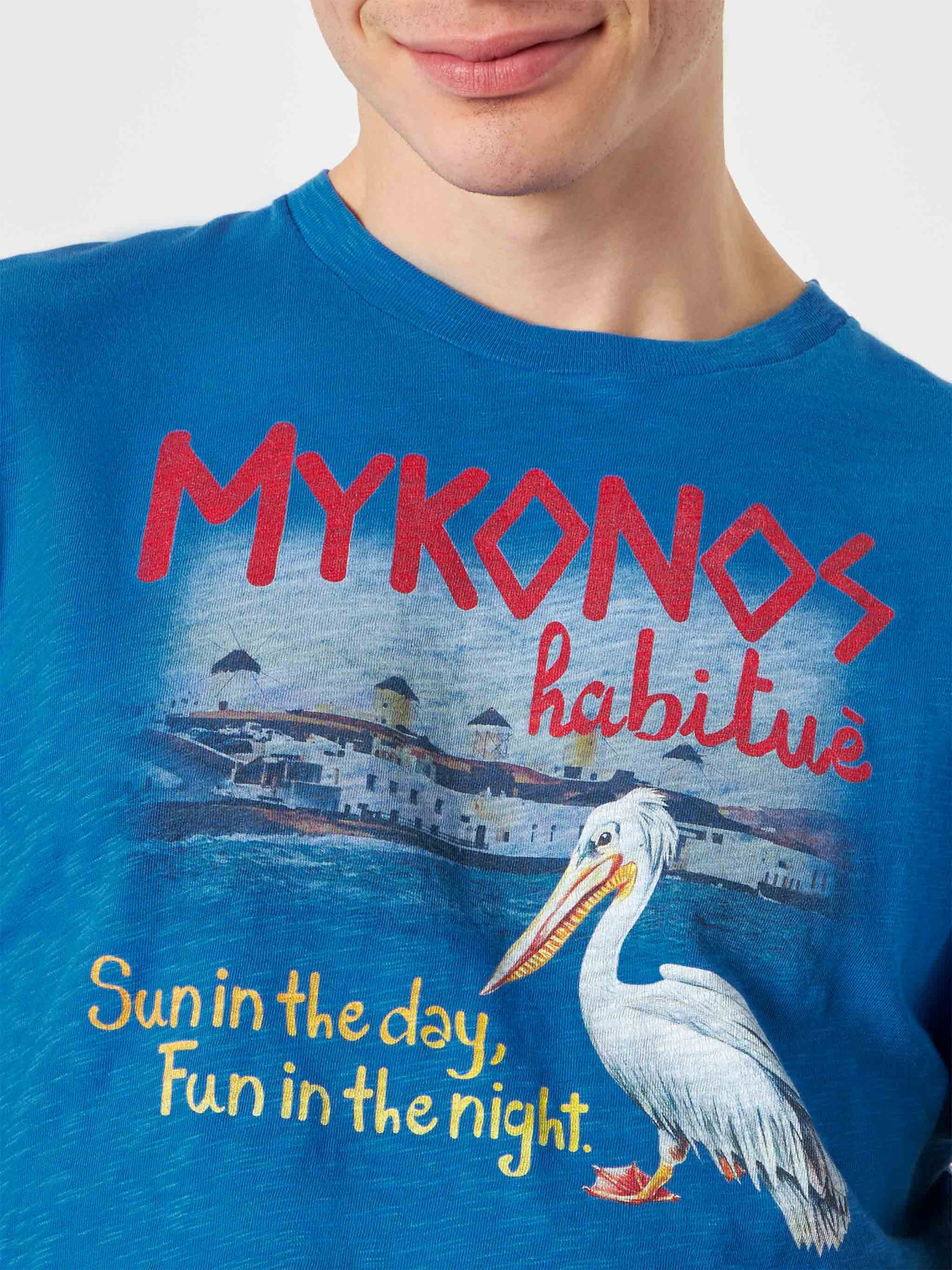 Mykonos print man t-shirt - MC2 Saint Barth