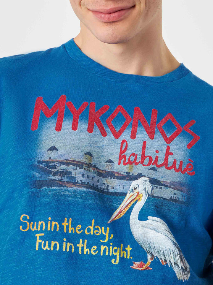Mykonos print man t-shirt - MC2 Saint Barth