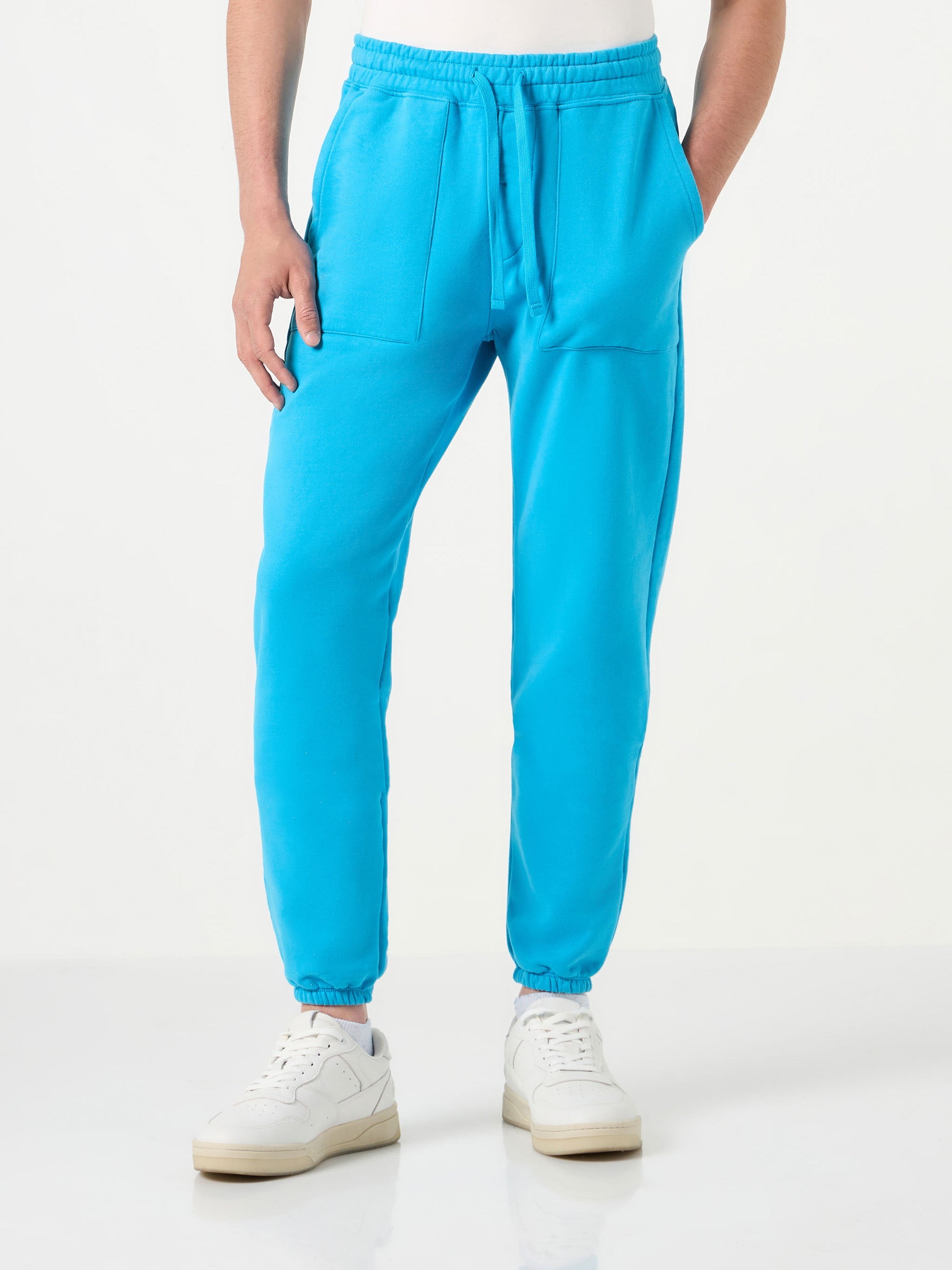 Turquoise track pants | Pantone® Special Edition - MC2 Saint Barth