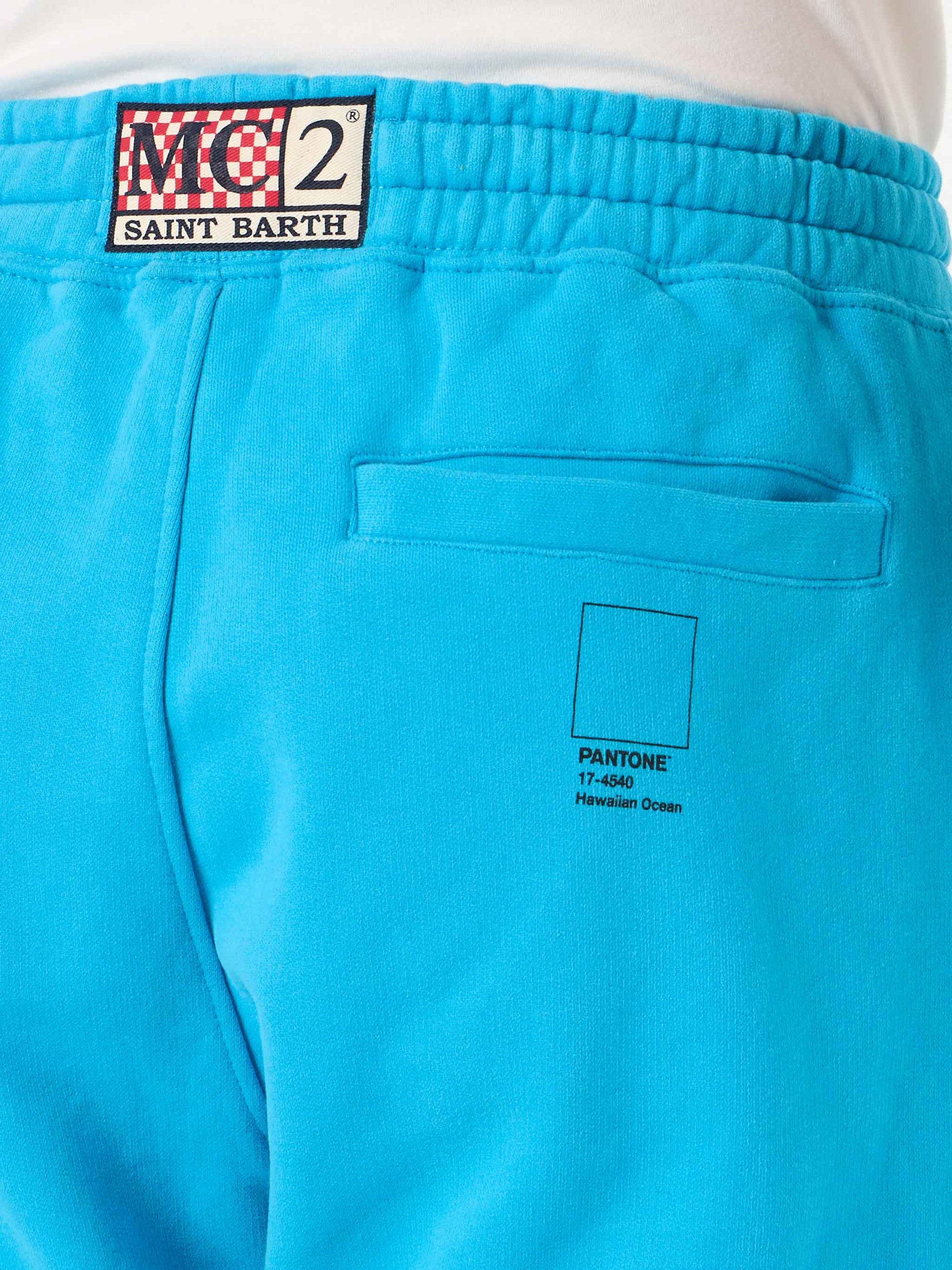 Turquoise track pants | Pantone® Special Edition - MC2 Saint Barth