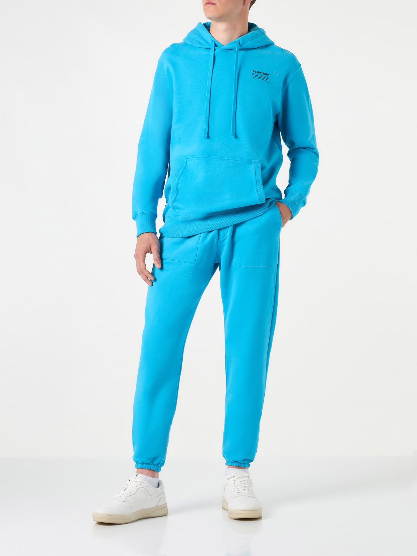 Turquoise track pants | Pantone® Special Edition - MC2 Saint Barth