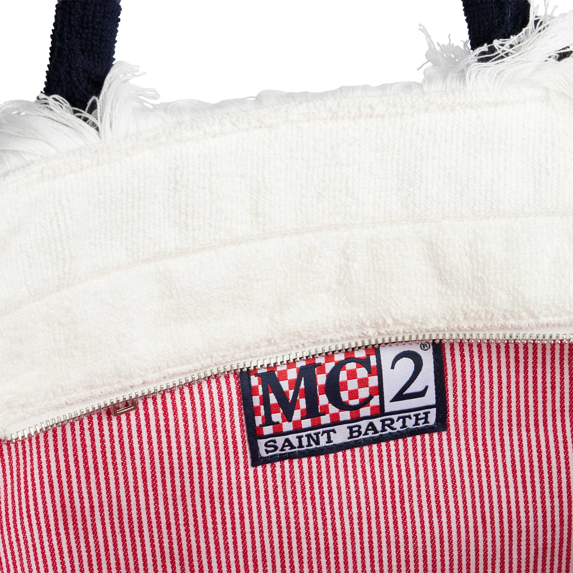 Vanity terry shoulder bag with Alassio embroidery - MC2 Saint Barth